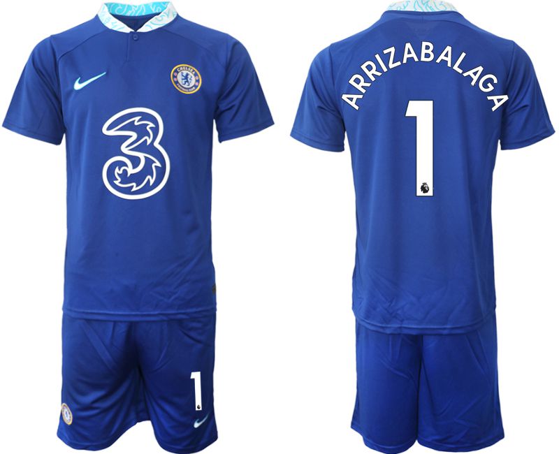 Men 2022-2023 Club Chelsea FC home blue #1 Soccer Jersey